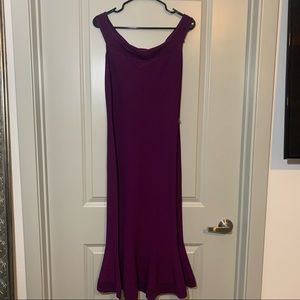 Never Worn NewYork&Company Purple Peplum Dress.